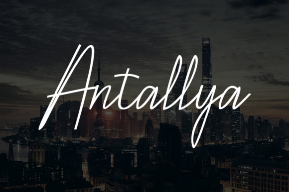 Antallya: A Handwritten Font for Editorial Grace