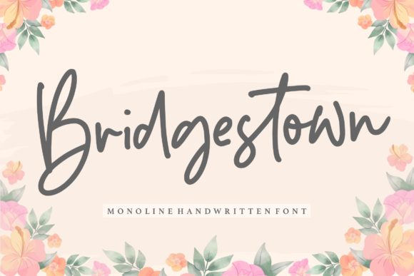 Bridgestown: A Friendly Handwritten Font for Editorial Design