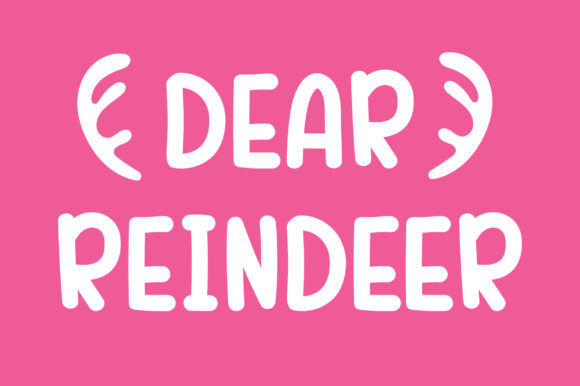 Dear Reindeer: A Cheerful Handwritten Font for Brands