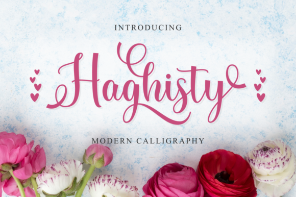Haghisty Font: A Magical Script for Handmade Brands