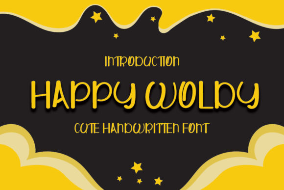Happy Woldy: A Handwritten Font for Warm Branding