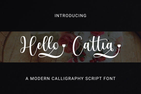 Hello Cattia: A Friendly Handwritten Font for Crafters