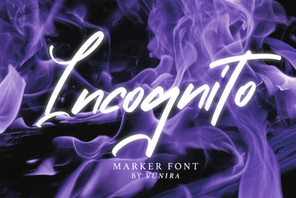 Incognito: A Handwritten Font for Modern Branding