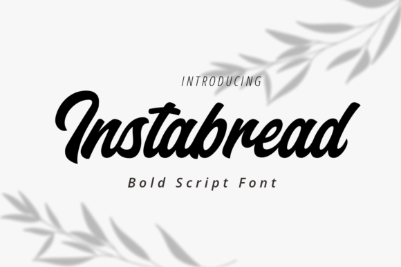 Instabread: A Handwritten Font for Brand Identity