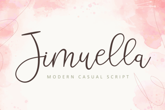 Jimuella: The Handwritten Font That Elevates Brand Identity
