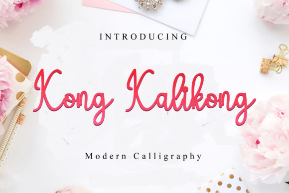 Kong Kalikong: A Friendly Handwritten Font for Web Design