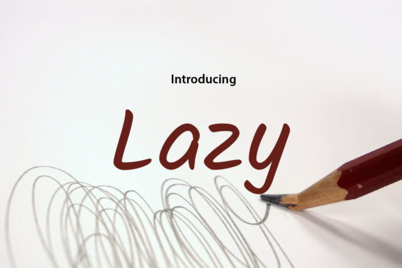 Lazy Font: A Delicate Handwritten Typeface for Modern Brands