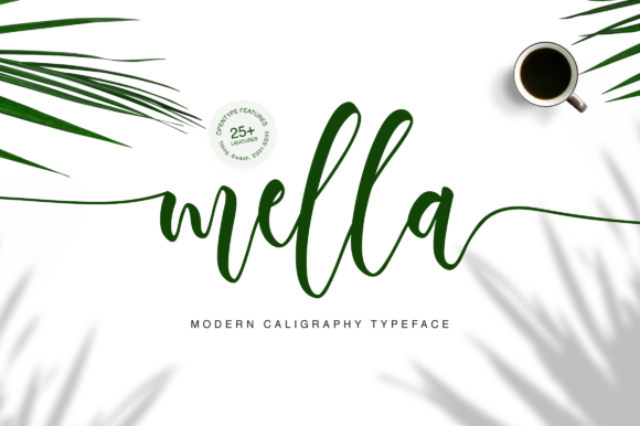 Mella: A Modern Script Font for Editorial Design