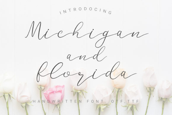 Michigan and Florida: A Timeless Handwritten Font