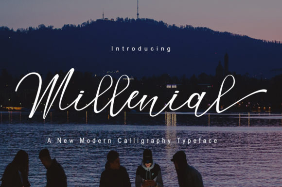 Millenial: A Handwritten Font for Modern Web Design