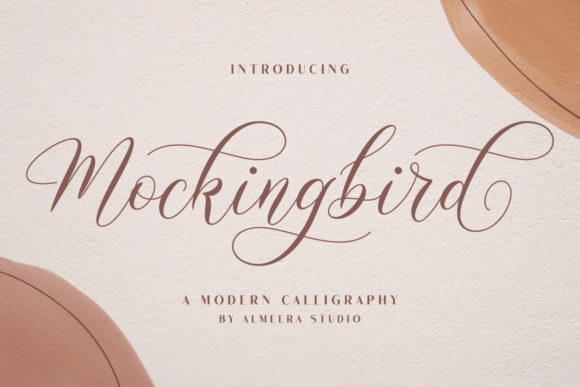 Mockingbird: A Timeless Handwritten Font for Crafters