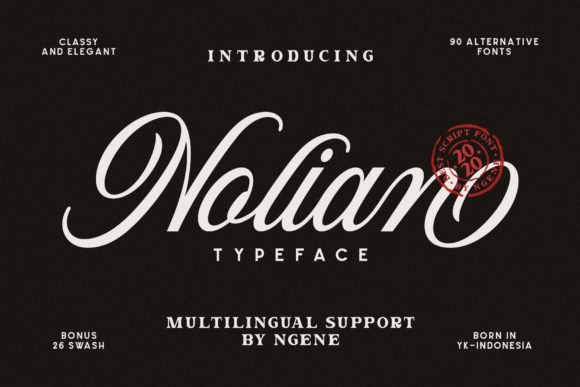 Nolian Script Font for Modern Web Design