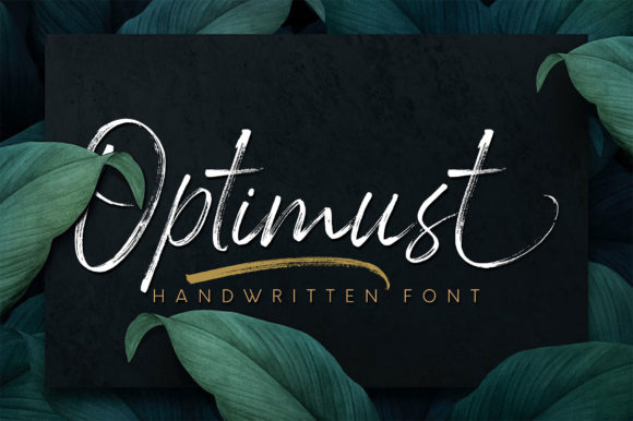 Optimust: The Perfect Handwritten Font for Crafters