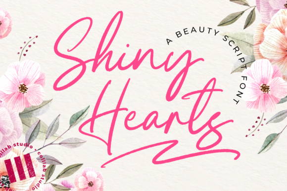 Shiny Hearts: A Script Font for Clear Campaigns