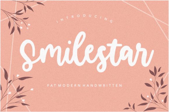 Smilestar: A Handwritten Font for Editorial Design