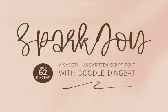 Spark Joy: A Handwritten Font for Crafters