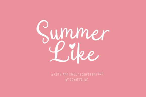Summer Like: A Handwritten Font for Polished Branding